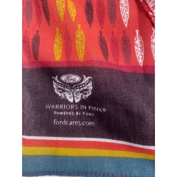 paisley Warriors In Pink Scarf Head Wrap Breast Cancer Awareness Multifunctional - Picture 2 of 5